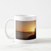 Sonnenuntergang am Leuchtturm Kaffeetasse (Links)