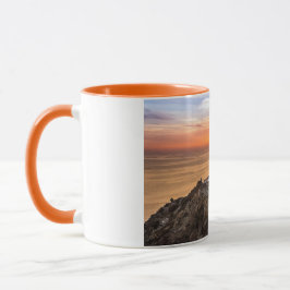 Sonnenuntergang am Leuchtturm Tasse