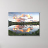 Sonnenuntergang am Little Molas Lake - Colorado Leinwanddruck (Vorderseite)