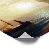 Sonnenuntergang am Meer durch Ivan Aivazovsky Poster (Ecke)