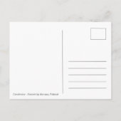 Sonnenuntergang am Meer, Finnland CC0157 Postkarte (Rückseite)