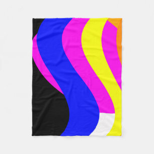 Sonnenuntergang am Meer Fleecedecke