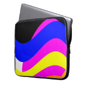 Sonnenuntergang am Meer Laptopschutzhülle (Vorderseite Links)