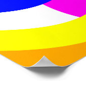 Sonnenuntergang am Meer Poster (Ecke)
