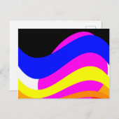 Sonnenuntergang am Meer Postkarte (Vorne/Hinten)