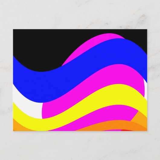 Sonnenuntergang am Meer Postkarte (Vorderseite)