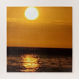 Sonnenuntergang am Meer Puzzle