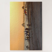 Sonnenuntergang am Meer Puzzle (Vertikal)