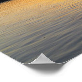 Sonnenuntergang am Mississippi Poster (Ecke)