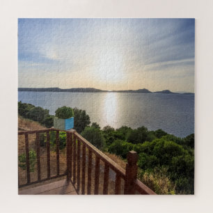 Sonnenuntergang am Mittelmeer Jigsaw Puzzle