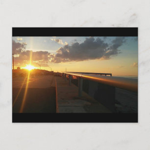 Sonnenuntergang am Nantasket Postkarte