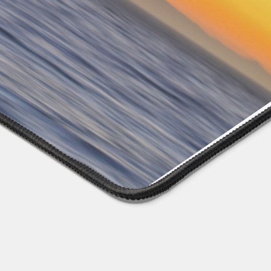 Sonnenuntergang am Ocean Beach Schreibtisch Mat Schreibtischunterlage (Ecke)