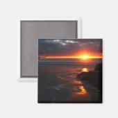 Sonnenuntergang am Ocean Magnet (Vorderseite/Rückseite)