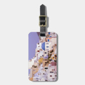 Sonnenuntergang am Öl, Santorini 2 Gepäckanhänger (Vorderseite vertikal)