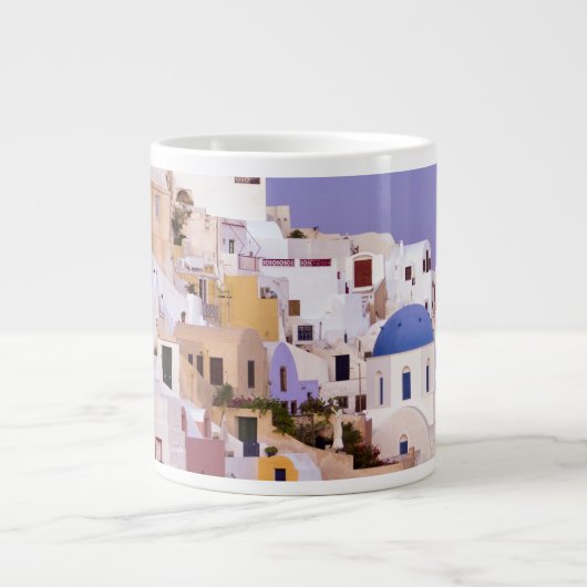 Sonnenuntergang am Öl, Santorini 2 Jumbo-Tasse (Vorderseite)