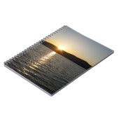 Sonnenuntergang am Onota See: Horizontal Notizblock (Linke Seite)