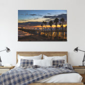 Sonnenuntergang am Ozean Leinwanddruck (Insitu (Schlafzimmer))