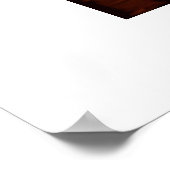 Sonnenuntergang am Ozean Poster (Ecke)