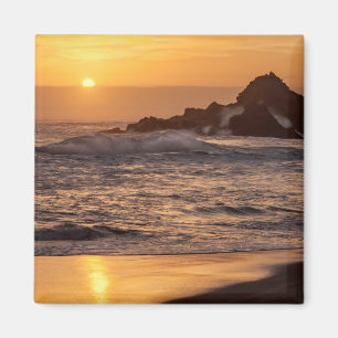 Sonnenuntergang am Pfeiffer Beach Magnet