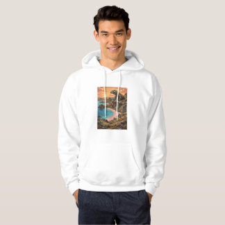 Sonnenuntergang am Pink Beach Komodo Island Hoodie