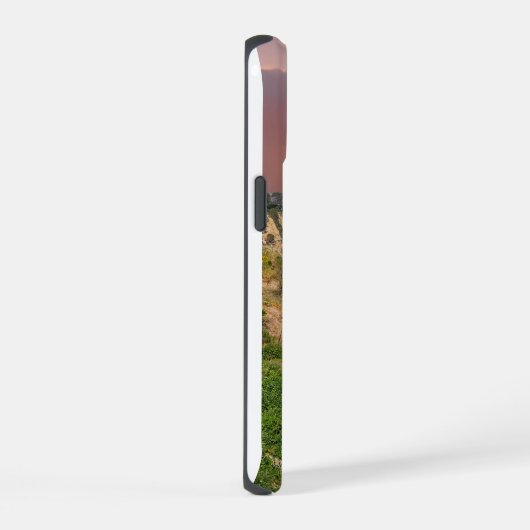 Sonnenuntergang am Point Dume in Malibu iPhone 15 Hülle (Rechte Seite)