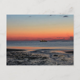 Sonnenuntergang am Race Point Provincetown Cape Co Postkarte