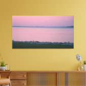 Sonnenuntergang am Rend Lake Illinois Leinwanddruck (Insitu (Wohnzimmer))