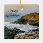 Sonnenuntergang am Riesengebirge Keramikornament (Vorderseite)