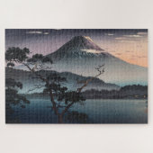 Sonnenuntergang am Saiko See bei Tsuchiya Koitsu Puzzle (Horizontal)