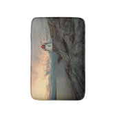 Sonnenuntergang am Schloss-Hügel-Leuchtturm Badematte (Vorderseite Vertikal)