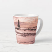 Sonnenuntergang am schwarzen Sandstrand Reynisfjar Milchtasse (Rechte Ecke)