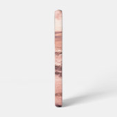 Sonnenuntergang am schwarzen Sandstrand Reynisfjar Samsung Galaxy Hülle (Linke Seite)