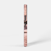 Sonnenuntergang am schwarzen Sandstrand Reynisfjar Samsung Galaxy Hülle (Rechte Seite)