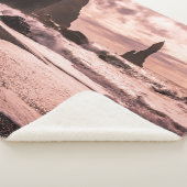 Sonnenuntergang am schwarzen Sandstrand Reynisfjar Sherpadecke (3/4)