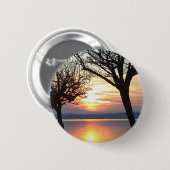 Sonnenuntergang am See Button (Vorne & Hinten)