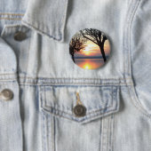 Sonnenuntergang am See Button (Beispiel)