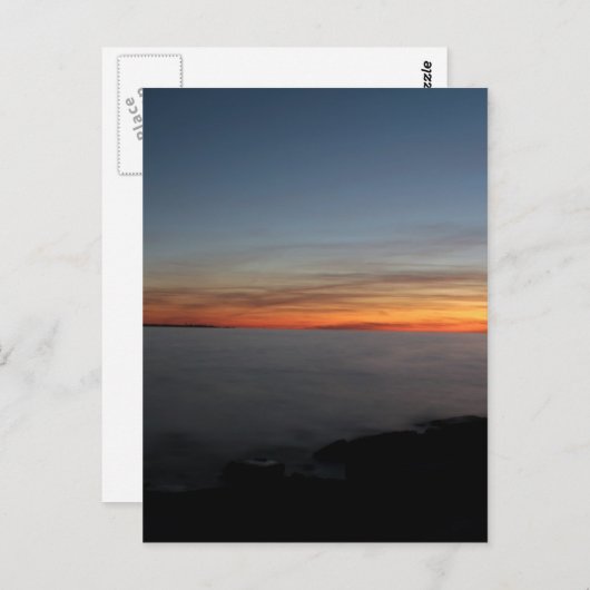 Sonnenuntergang am See, Kingston, Ontario, Kanada Postkarte (Vorne/Hinten)