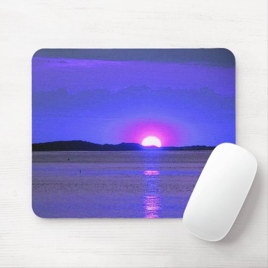 Sonnenuntergang am See Mousepad (Mit Mouse)