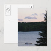 Sonnenuntergang am See Postkarte (Vorne/Hinten)