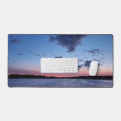 Sonnenuntergang am See Schreibtischunterlage (Tastatur & Maus)