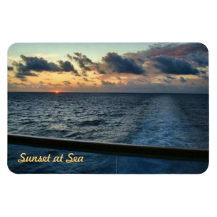 Sonnenuntergang am Seekundenspezifischen Magnet