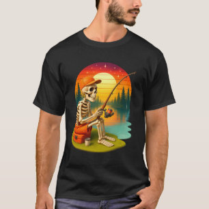 Sonnenuntergang am Skelettsee Halloween-Kostüm T-Shirt