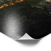 Sonnenuntergang am Stilwell-Teich (14x11 Zoll) Fotodruck (Ecke)