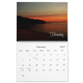 Sonnenuntergang am Strand 2010 Kalender (Feb 2027)