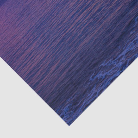 Sonnenuntergang am Strand 2 Papiertaschentuch Seidenpapier (Detail)