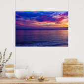 Sonnenuntergang am Strand 2 Poster (Küche)