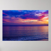 Sonnenuntergang am Strand 2 Poster (Vorne)