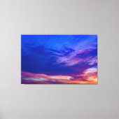 Sonnenuntergang am Strand 3 eingewickelte Leinwand (Vorderseite)