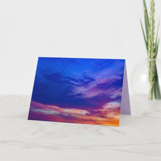 Sonnenuntergang am Strand 3 Grußkarte Karte (Vorderseite)