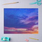 Sonnenuntergang am Strand 3 Papiertaschentuch Seidenpapier (Basteln)